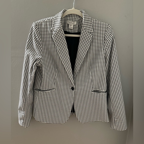 Rachel Zoe Plaid Blazer/ Suit Jacket Size Large - stretch - Picture 1 of 6